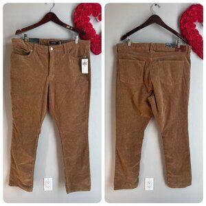 Lauren Ralph Lauren BLACK LABEL Corduroy Mid-Rise Straight Pants Sz 18 in Classi